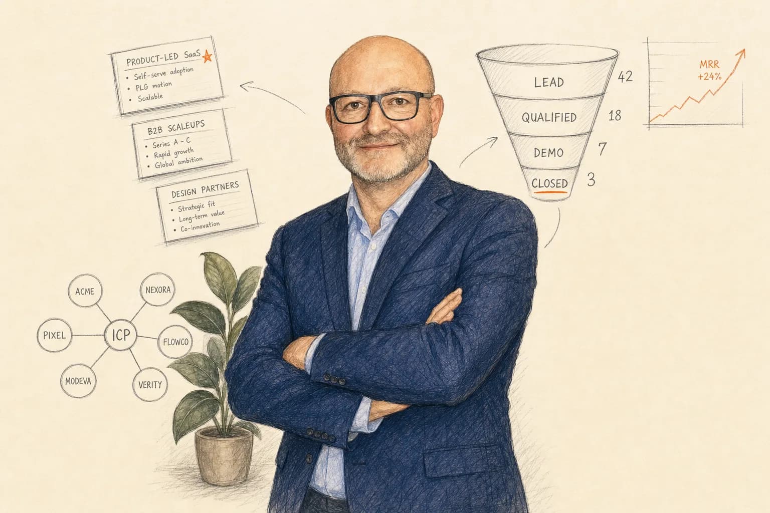 Koen Bas, Chief Commercial Officer, skerpa